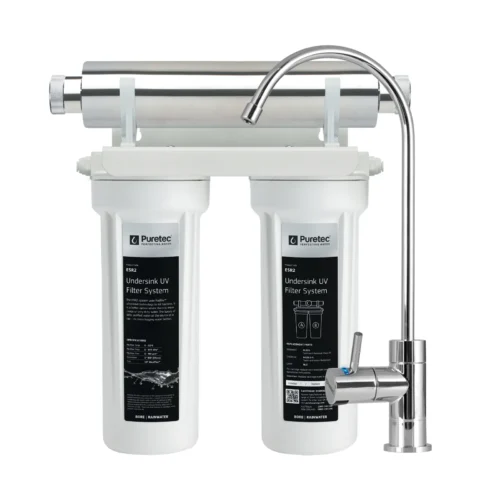 Puretec ESR2 High Loop Faucet With Dual Filter & UV Tech, 1 Micron