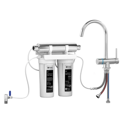 Puretec Tripla T4 Faucet With Filter & UV Technology, 1 Micron ESR2-T4