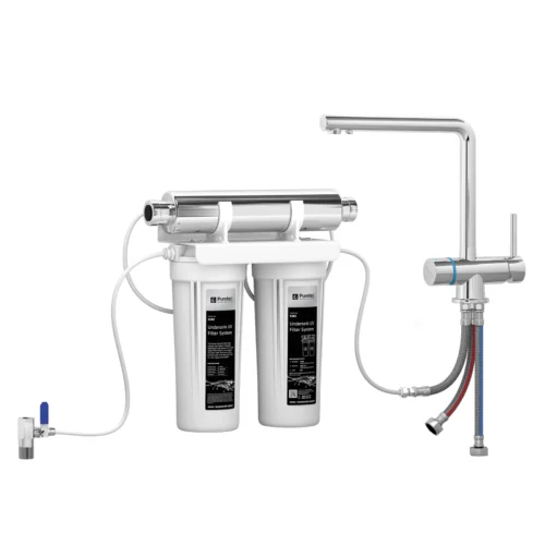 Puretec Tripla T6 Faucet With Filter & UV Technology, 1 Micron ESR2-T6