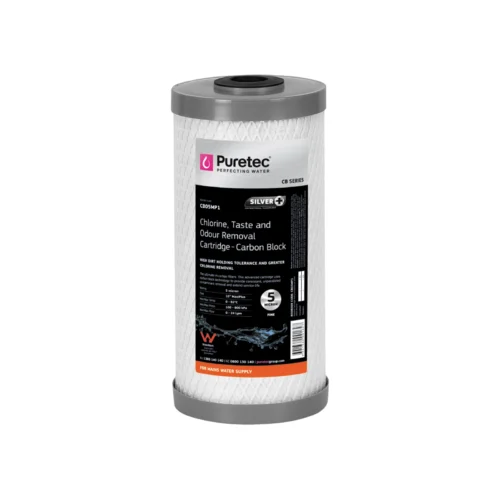 Puretec Cb05Mp1 Carbon Block Cartridge, 10 Inch Mp, 5 Micron