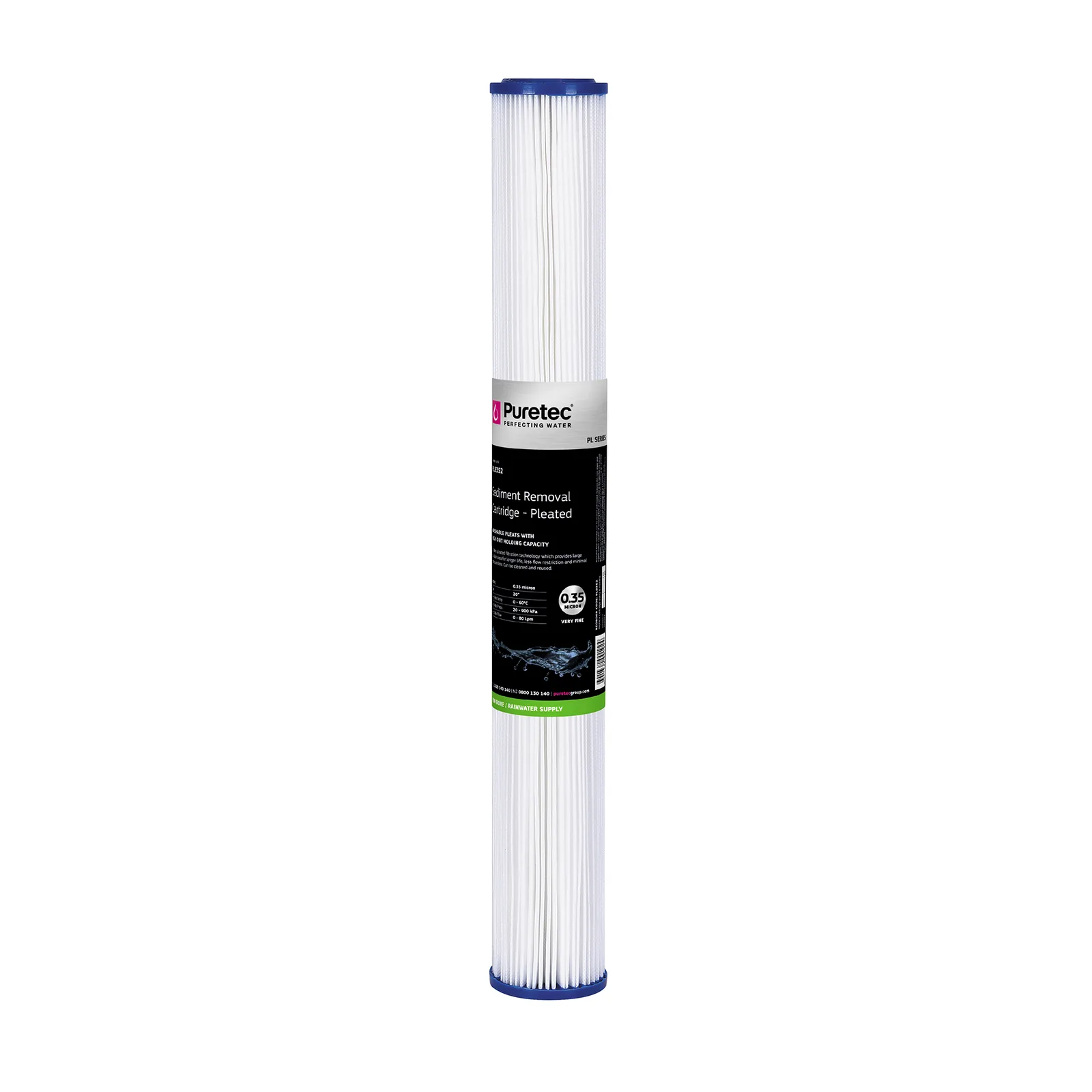 puretec pl9352 pleated sediment cartridge Puretec PL9352 Pleated Sediment Cartridge