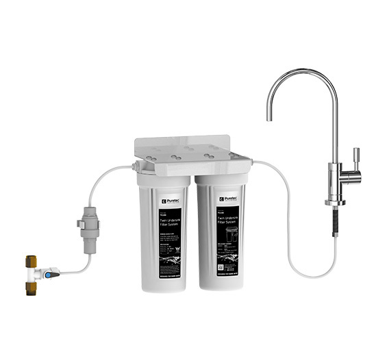 Puretec TS100 High Loop Designer Faucet With Dual Filter System