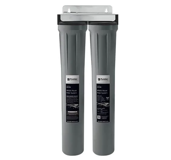 Puretec WH2200 Whole House Slimline Twin System, 20 Inch