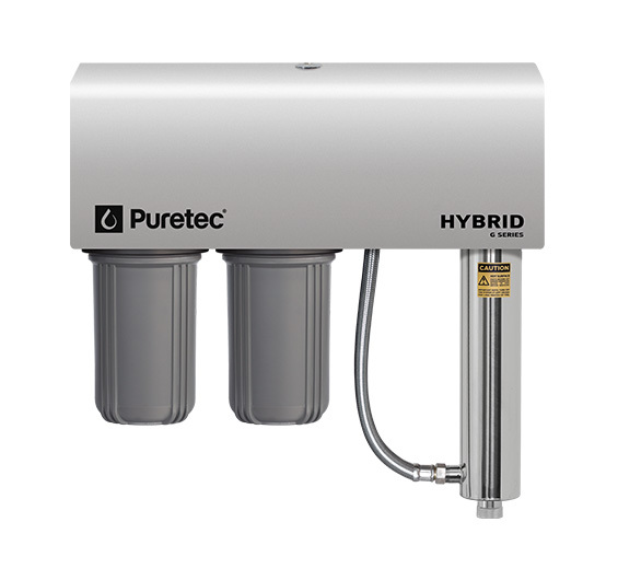 Puretec Hybrid G6  Dual Stage Filtration Plus UV And Weather Protection, 75 LPM, 1 Connection