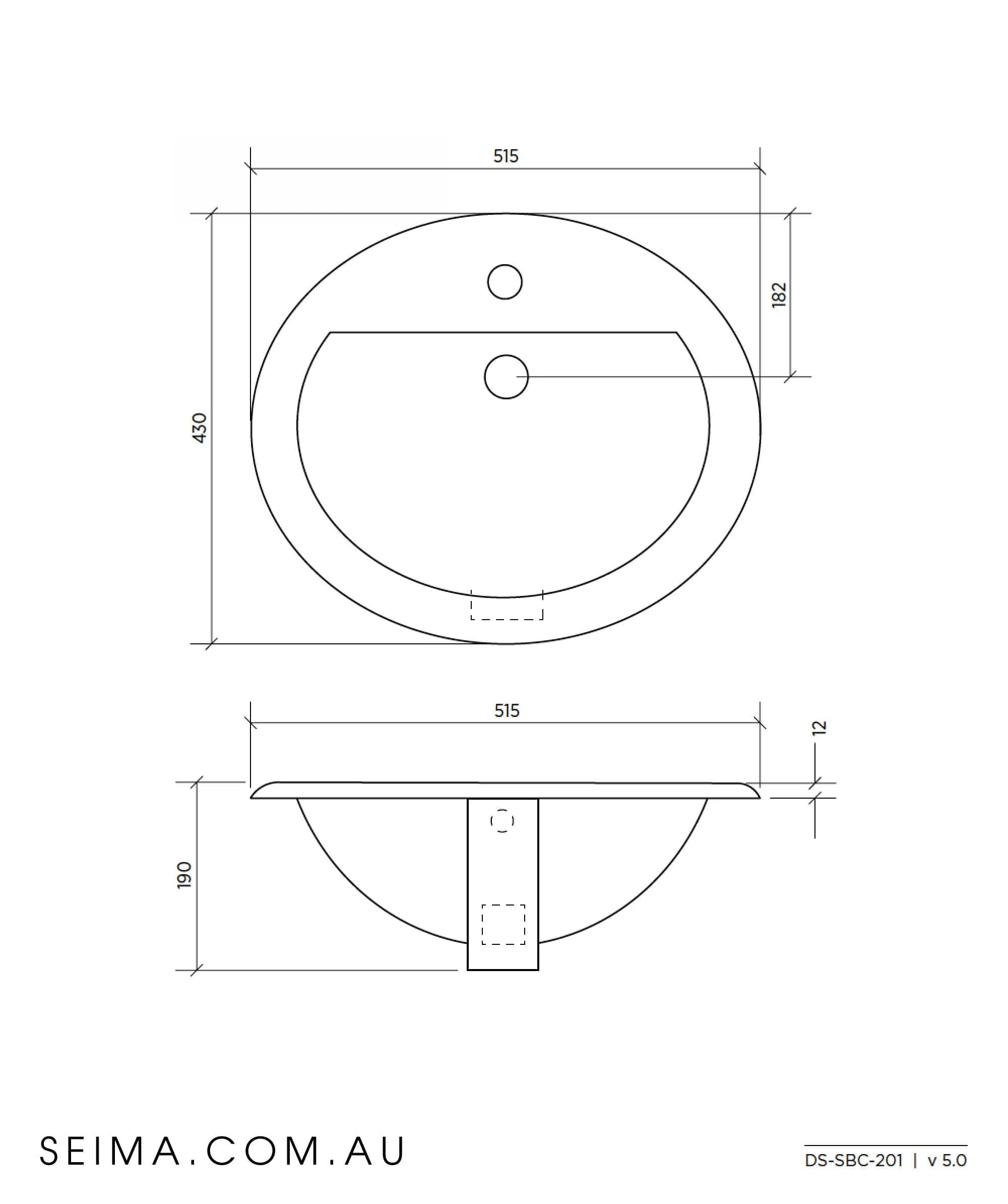 Seima Chios Inset Basin 1th 191467