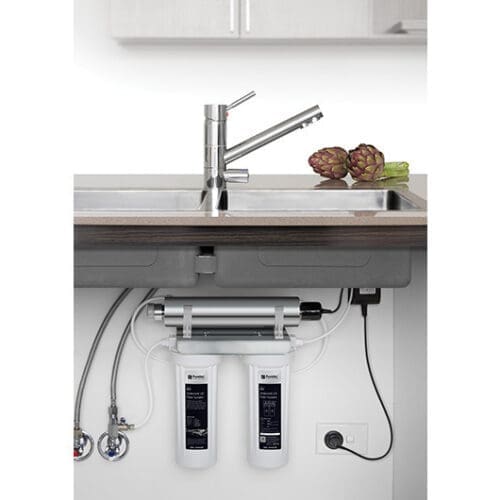 Puretec Tripla T1 Faucet With Filter & Uv Technology, 1 Micron ESR2-T1