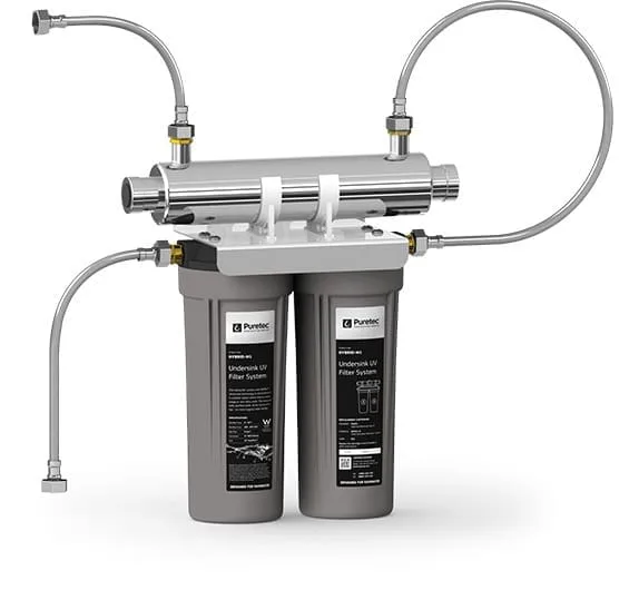 Puretec Hybrid M1 Under Sink Dual Stage Filtration With UV Technology, 1 Micron