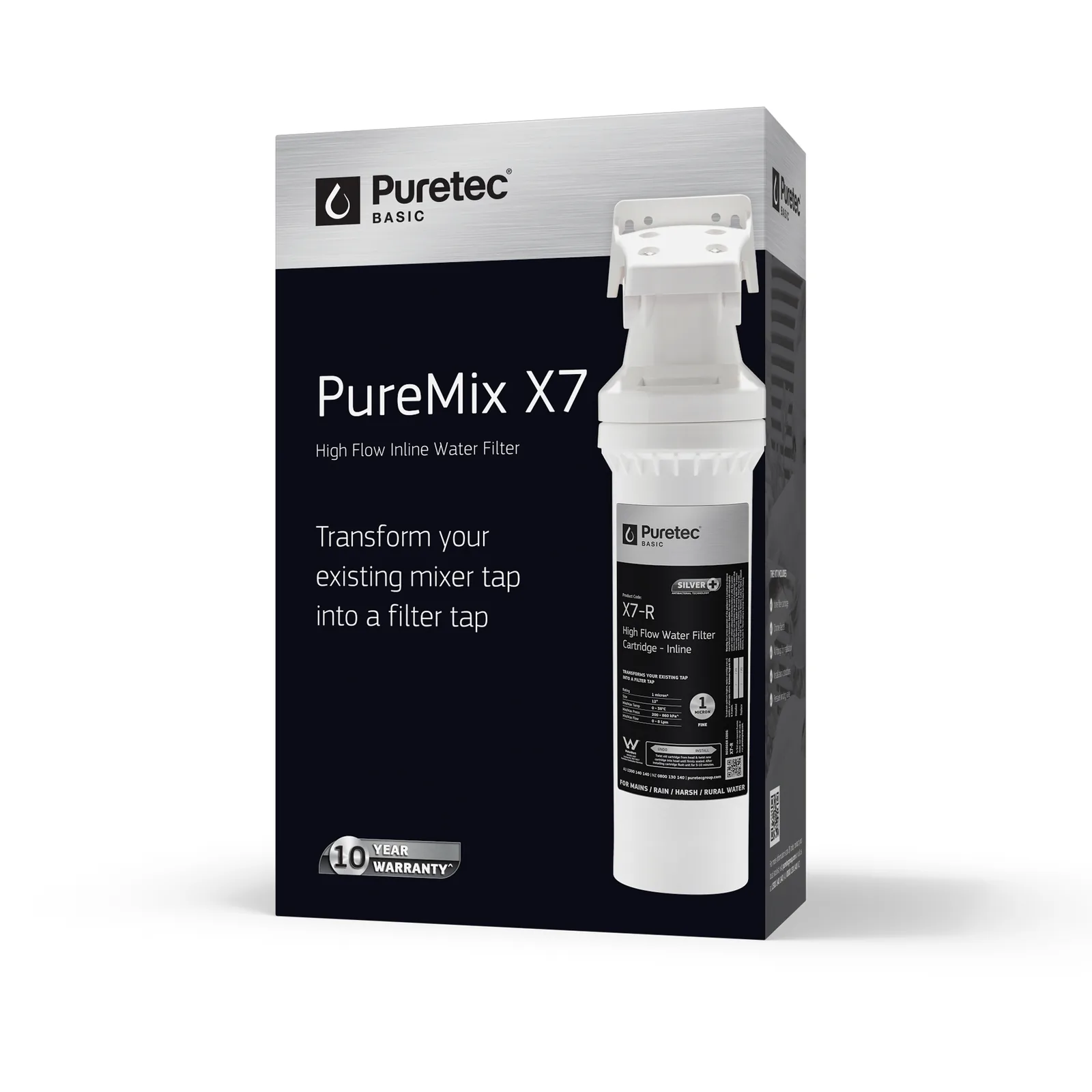 puretec puremix x7 filter system for harsh water – packaging Puretec Puremix X7 Filter System For Harsh Water – packaging