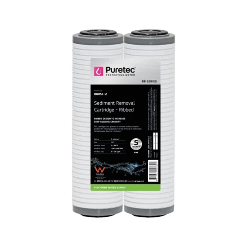 Puretec RB051-2 Twin Pack Ribbed Sediment Cartridges