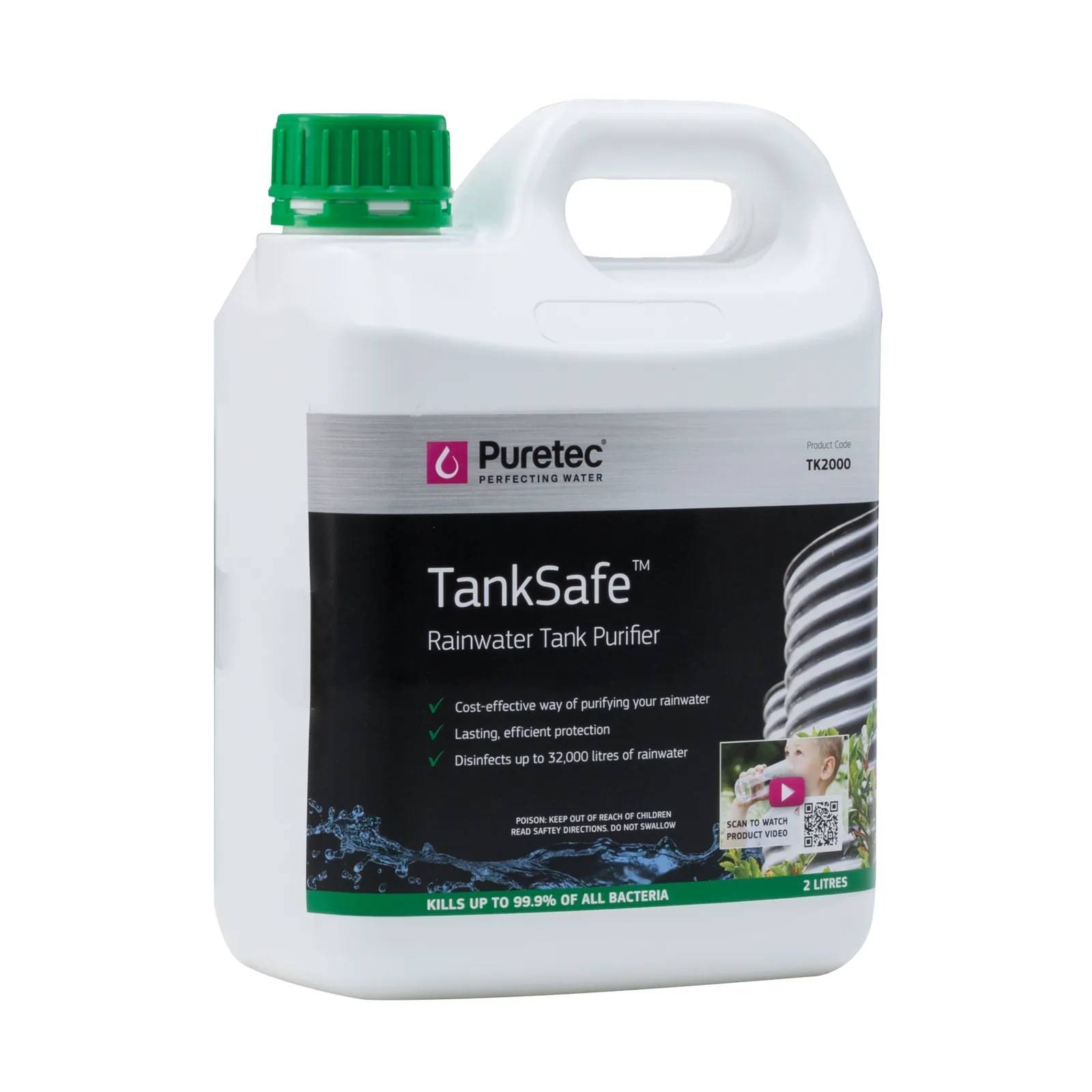 puretec tanksafe 2l water purification disinfectant tk2000 Puretec Tanksafe 2L Water Purification Disinfectant Tk2000