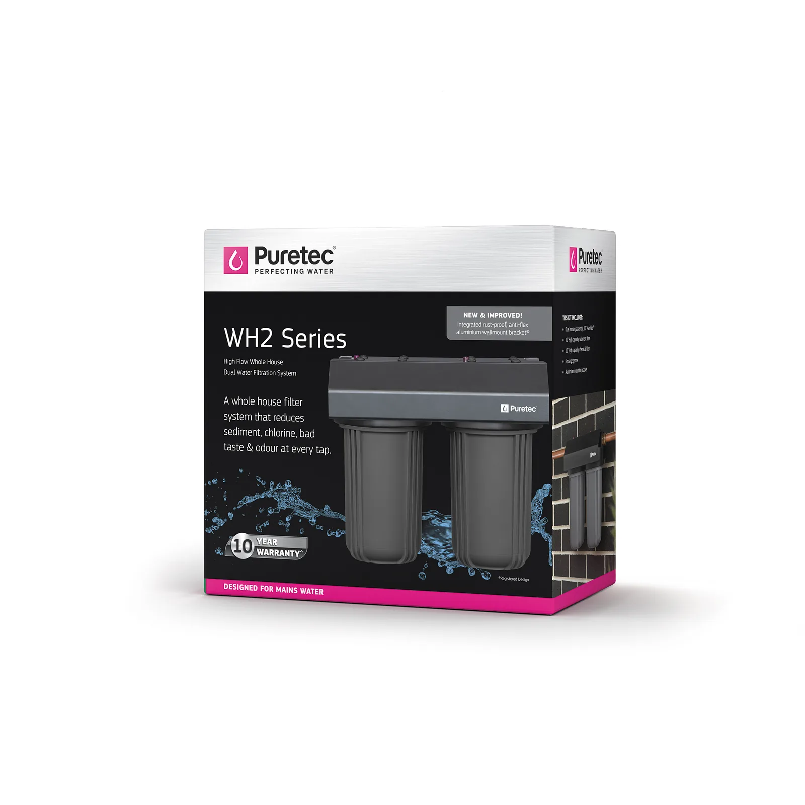 puretec wh2 30 whole house dual system – packaging Puretec WH2-30 Whole House Dual System – packaging