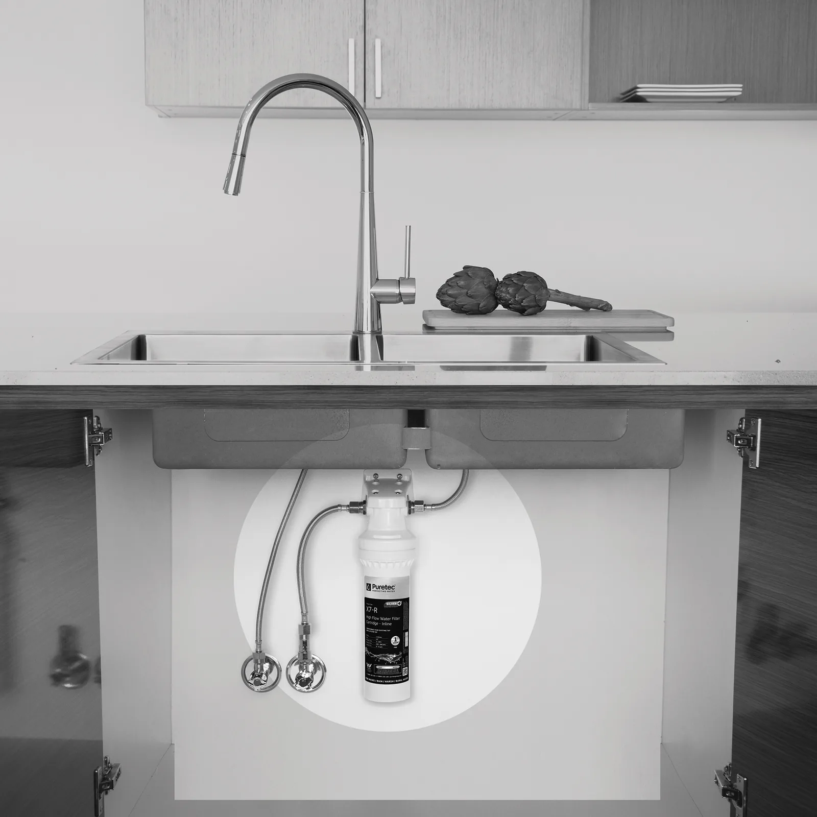 puretec puremix x7 filter system for harsh water – installed Puretec Puremix X7 Filter System For Harsh Water – installed