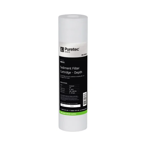 Puretec Melt Blown Sediment Cartridge, 10", 5 micron MB051