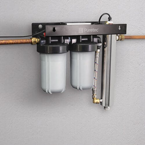Puretec Wu-UV150 Whole House UV &  Filtration System, 60 Lpm With Reversible Mounting Frame