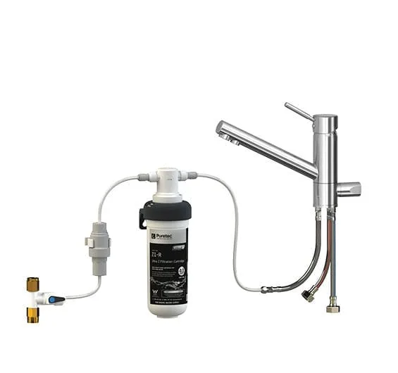 Puretec Z1-T1 Quick-Twist Ultra Z Filter With Tripla T1 Led Mixer Tap