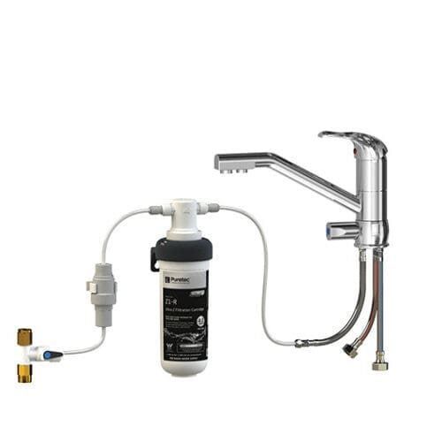 Puretec Z1-T2 Quick-Twist Ultra Z Filter With Tripla T2 Led Mixer Tap