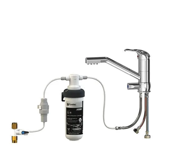 Puretec Z1-T2 Quick-Twist Ultra Z Filter With Tripla T2 Led Mixer Tap