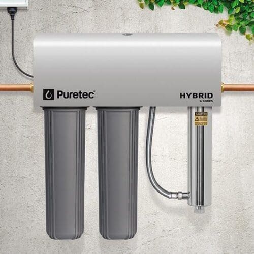 Puretec Hybrid G7 130LPM Whole House Dual Stage Filtration Plus UV And Weather Protection