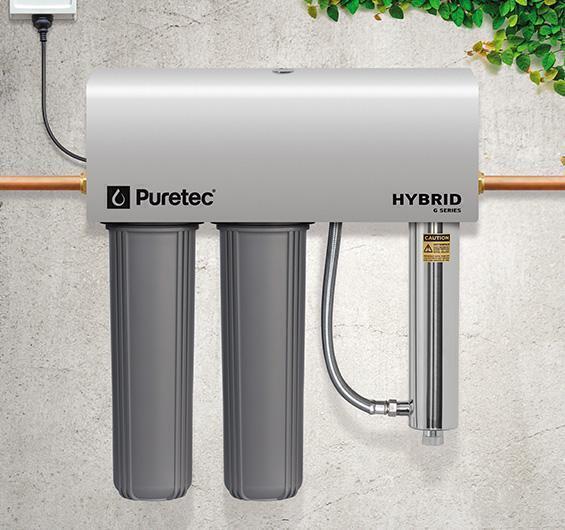 Puretec Hybrid G7 130LPM Whole House Dual Stage Filtration Plus UV And Weather Protection
