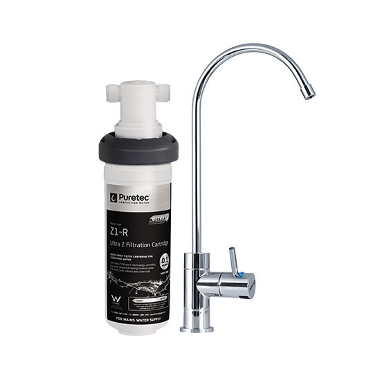 Puretec Z18 Quick-Twist Filter System With High Loop Faucet 5.5 Lpm