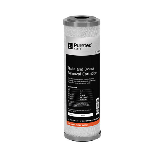 Puretec Extruded Carbon Cartridge, 10", 0.5 micron EC951