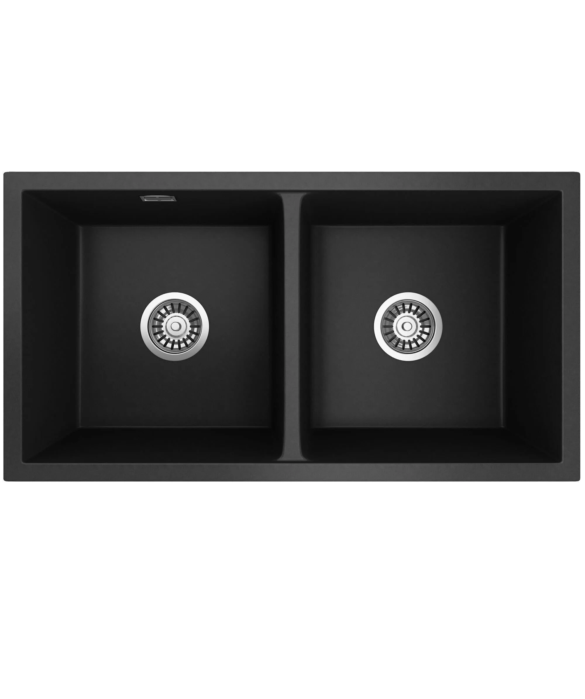 Seima Oros 820 Double Bowl ArqStone Sink Black or White