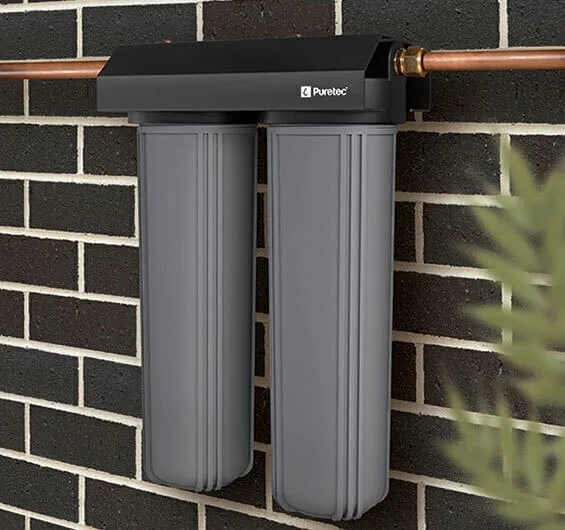 Puretec EM2-140 Dual Filtration System, 20", 1 Micron, 140 LPM Puretec EM2-140 Dual Filtration System, 20", 1 Micron, 140 LPM
