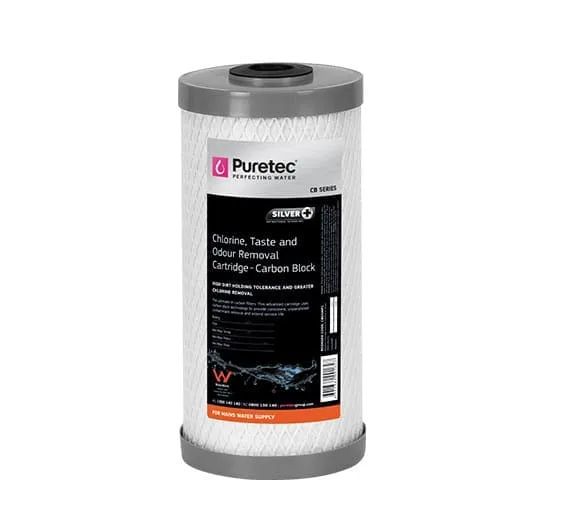 Puretec Cb05Mp1 Carbon Block Cartridge, 10 Inch Mp, 5 Micron