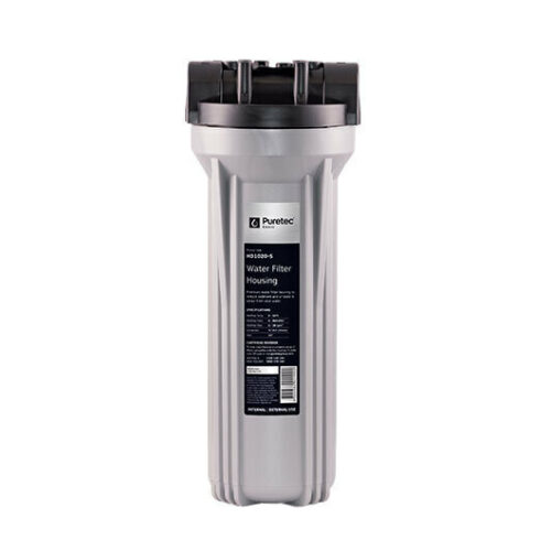 Puretec Hd1020-S Filter Housing, Silver 10", 3/4" Connection