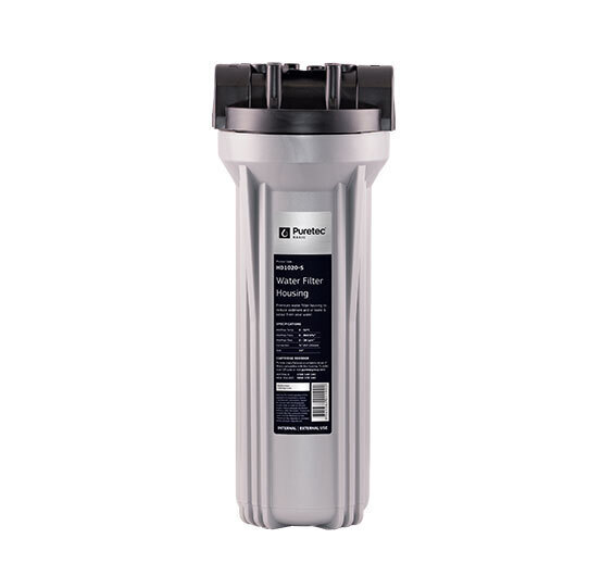 Puretec Hd1020-S Filter Housing, Silver 10", 3/4" Connection