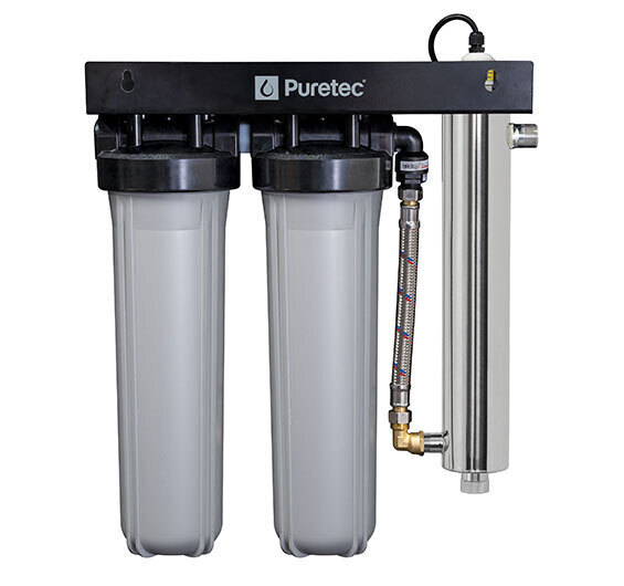 Puretec Wu-Uv250 Whole House Uv &  Filtration System, 110 Lpm With Reversible Mounting Frame