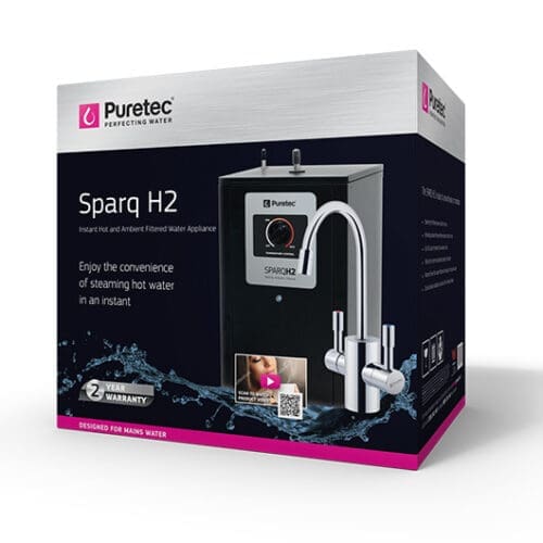 Puretec Sparq H2 Undersink Instant Boiling & Ambient Filtered Water + Tap