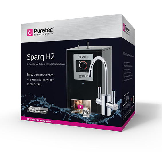 Puretec Sparq H2 Undersink Instant Boiling & Ambient Filtered Water + Tap