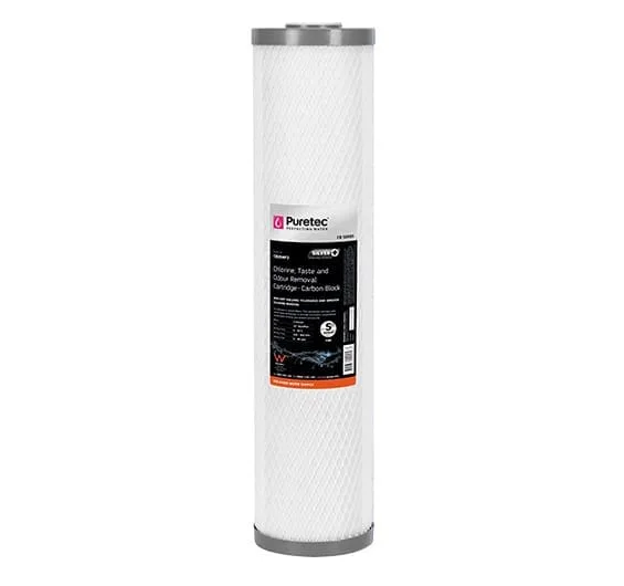 Puretec CB05MP2 Carbon Block Cartridge - 20" MP - 5 Micron