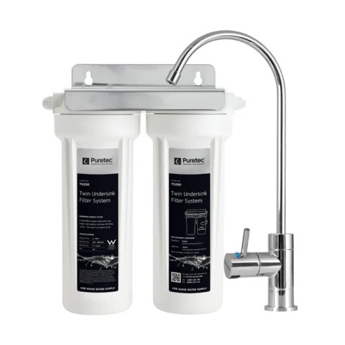 Puretec Ts200 High Loop Designer Faucet With Dual Filter System, Cyst Removal