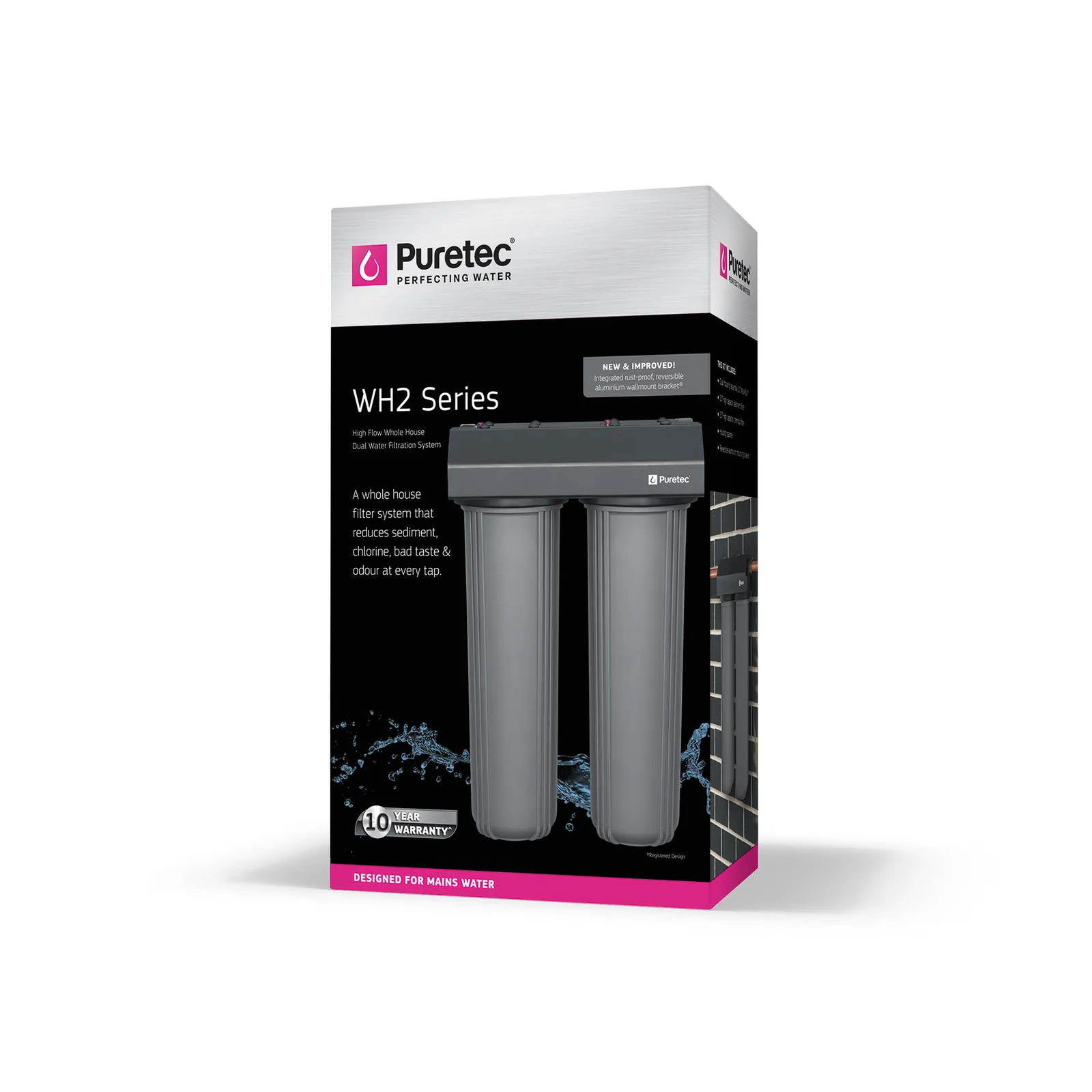 puretec wh2 55 whole house dual system 20" maxiplus – packaging Puretec WH2-55 Whole House Dual System 20" Maxiplus – packaging