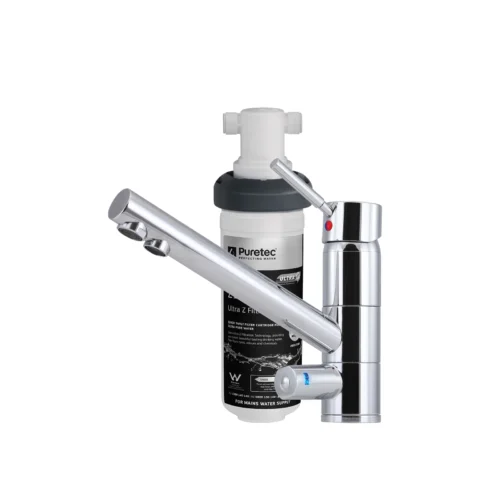 Microplastics in Drinking Water: Can a Filter Help? Puretec Z1-T1 Quick-Twist Ultra Z Filter With Tripla T1 Mixer Tap