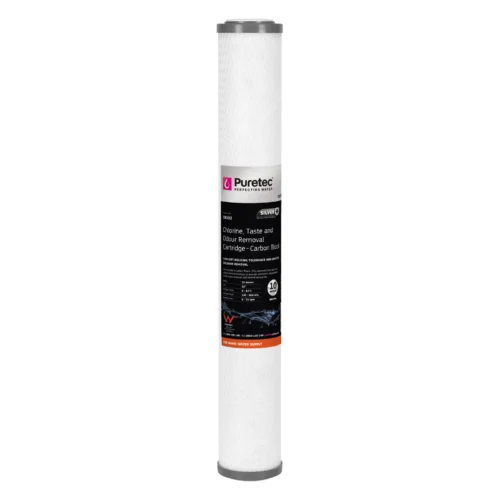 Puretec CB102 Carbon Block Cartridge, 20 Inch, 10 Micron
