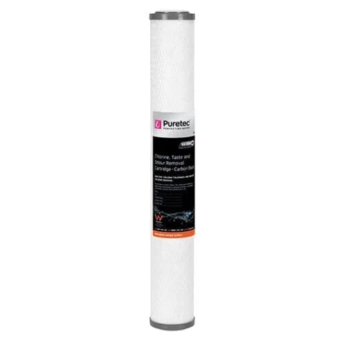 Puretec CB102 Carbon Block Cartridge, 20 Inch, 10 Micron