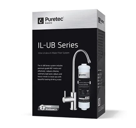Puretec IL-UB Inline Undersink Water Filter System With OT250 faucet Puretec IL-UB Inline Undersink Water Filter System With OT250 faucet