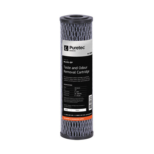 Puretec ML101-DP Multi Purpose Carbon Filter Cartridge, 10", 10 micron