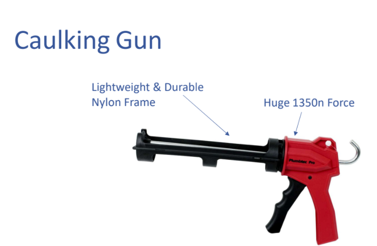 Plumbtec Silicone/Caulking Gun