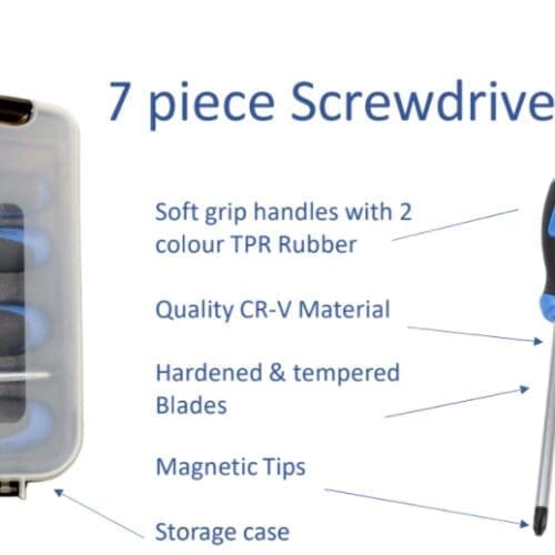 Plumbtec 7 Piece Screw driver et