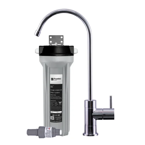 Puretec SIB1-PL-LF Single Undersink System inc PLV, OT250 faucet, EC951