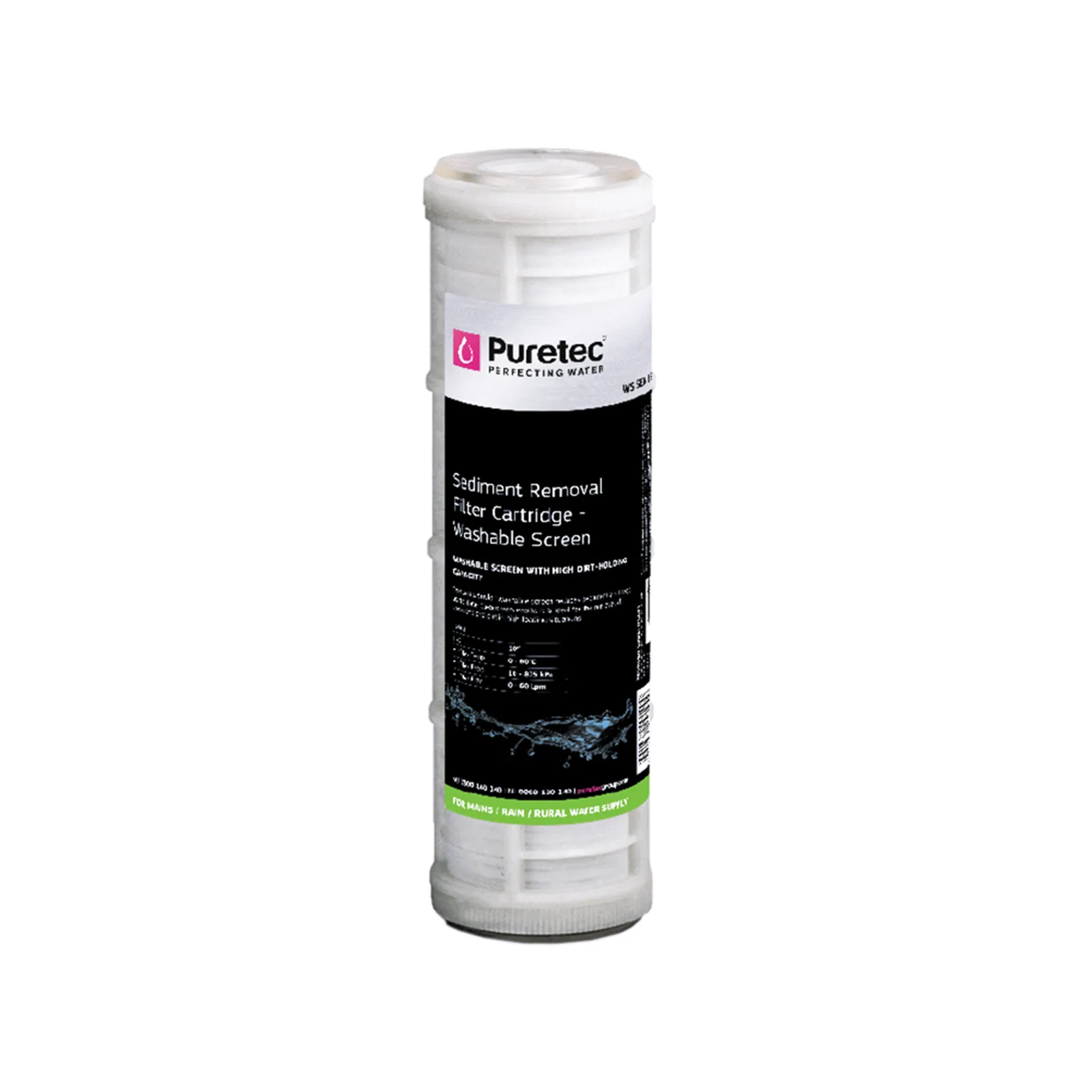 puretec ws2501 washable screen sediment removal cartridge Puretec WS2501 Washable Screen Sediment removal Cartridge