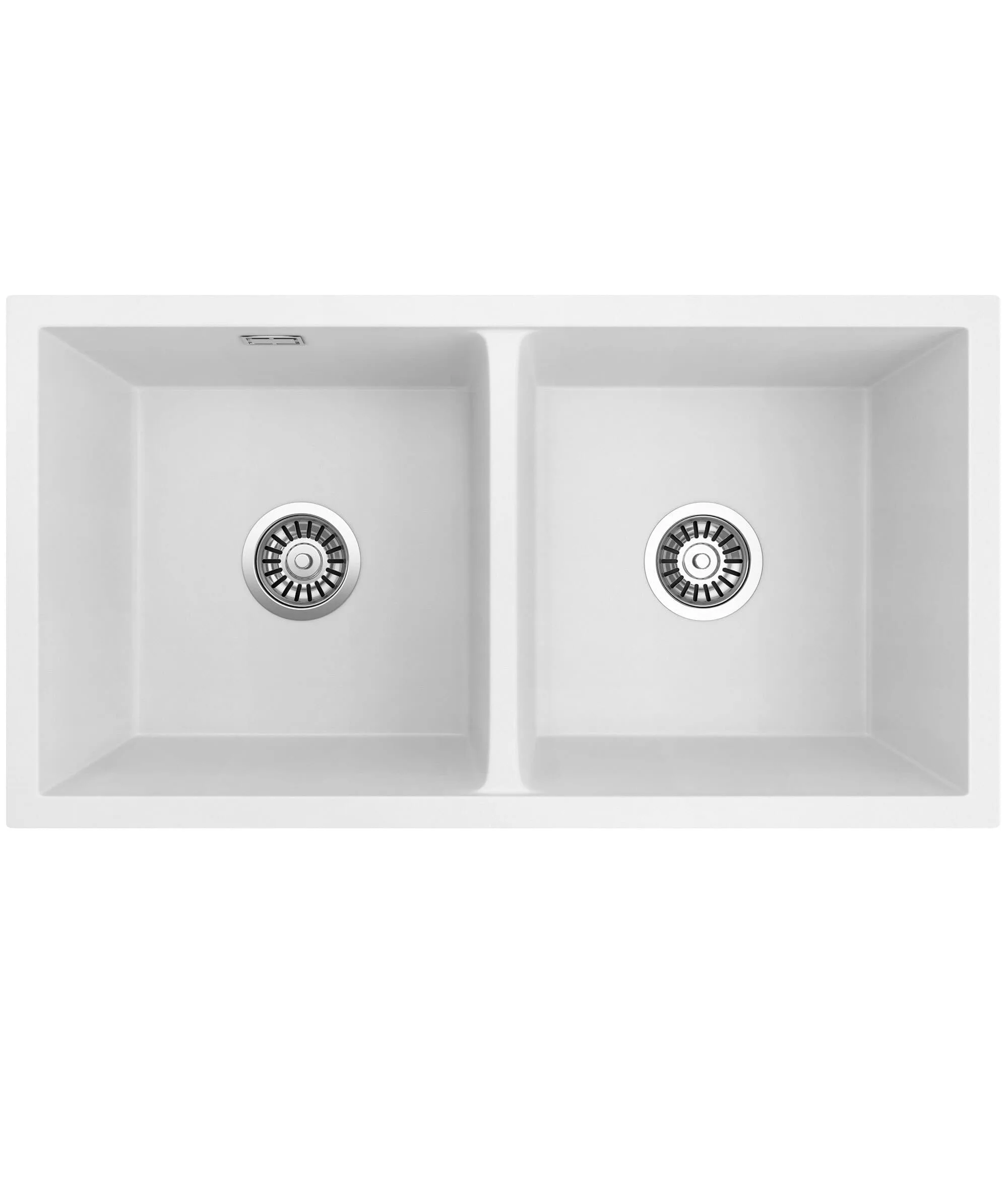 Seima Oros 820 Double Bowl ArqStone Sink Black or White