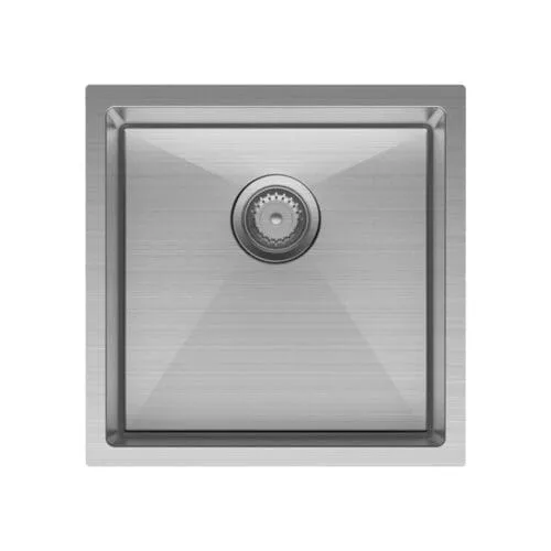 Fienza Hana 32L Single Kitchen Sink - Stainless Steel, PVD Carbon Metal or PVD Rugged Brass Finish