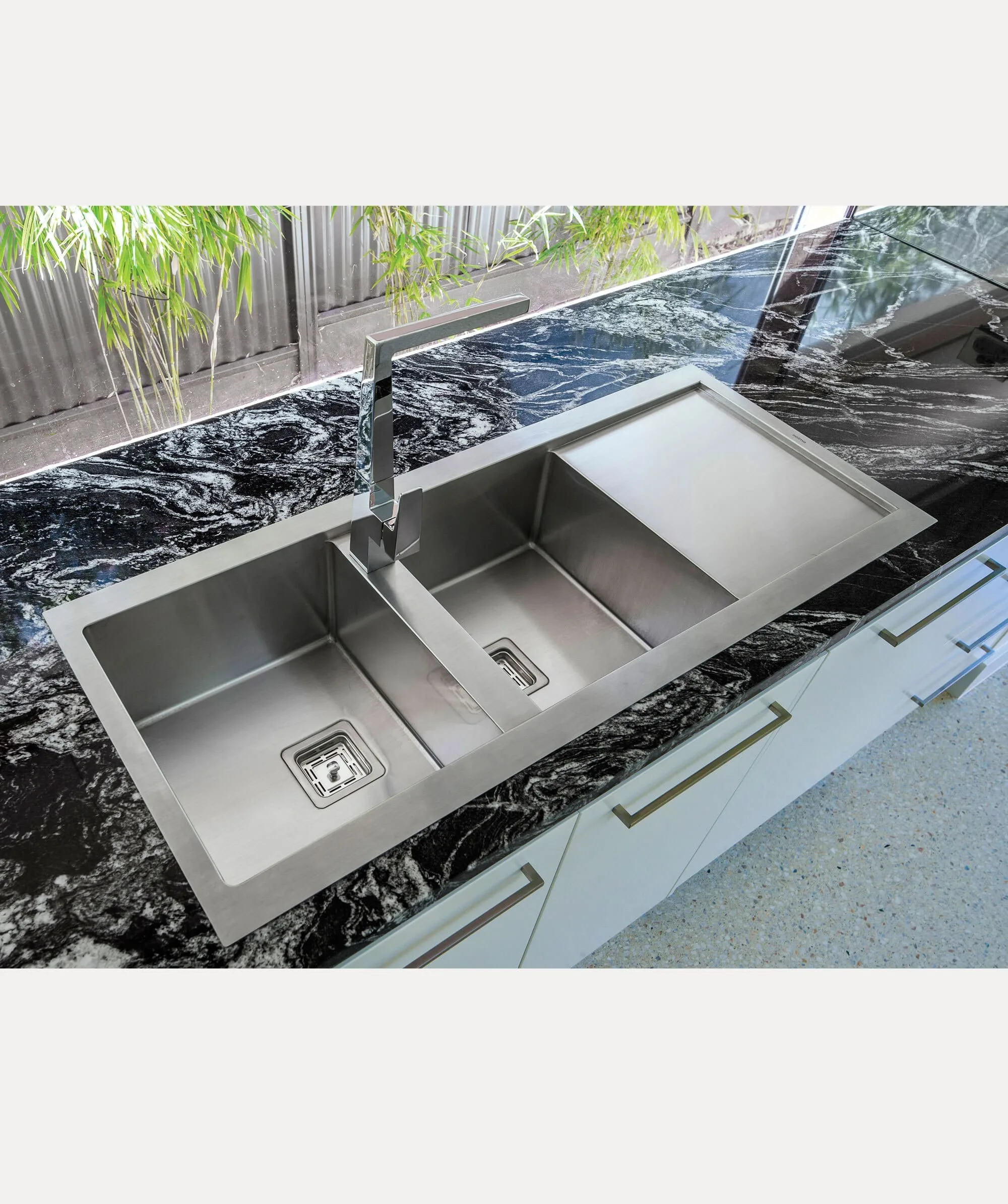 Seima Tetra 1160 Blade Overmount Double Bowl Sink