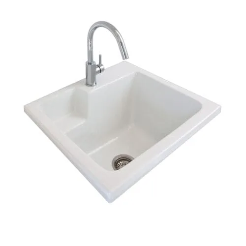 SEIMA EVA 620 CERAMIC LAUNDRY SINK 1TH N/OF
