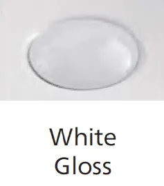 Seima Ceramic Pop-Out Basin Waste - Gloss white
